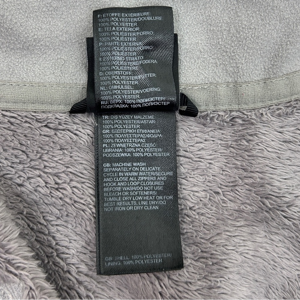 The North Face Women’s Gray Fleece Jacket Size Small Full Zip - Picture 10 of 15
